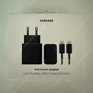 삼성 45W 충전기 USB-C케이블(새제품)