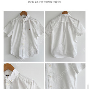 폴로 옥스포드 반팔 셔츠 보이즈 xl