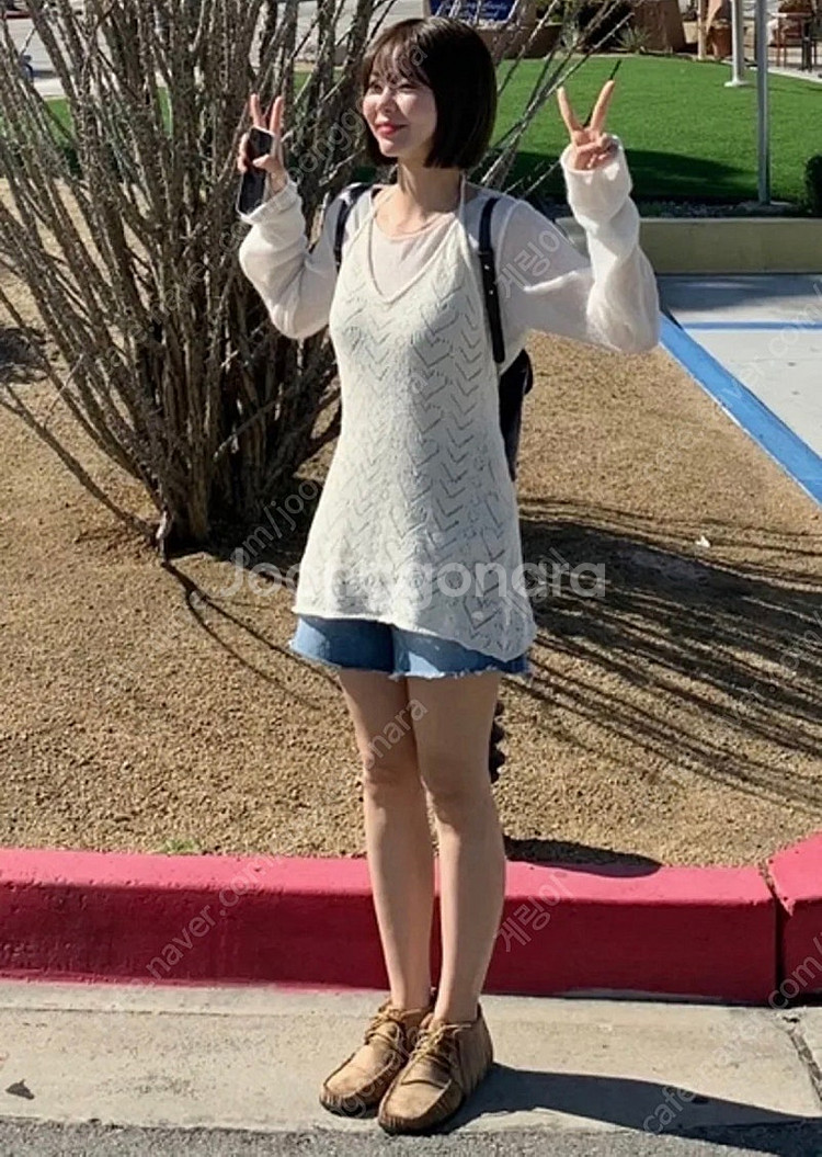 썸웨어버터 Heart skashi knit dress--2