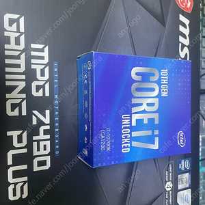 i7 10700K + msi mpg z490 gaming plus 팝니다