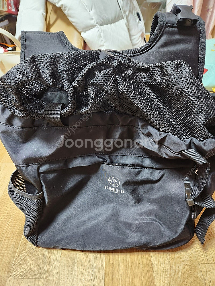 스와니펫 프론트백 반려동물 강아지 이동가방 세트--2