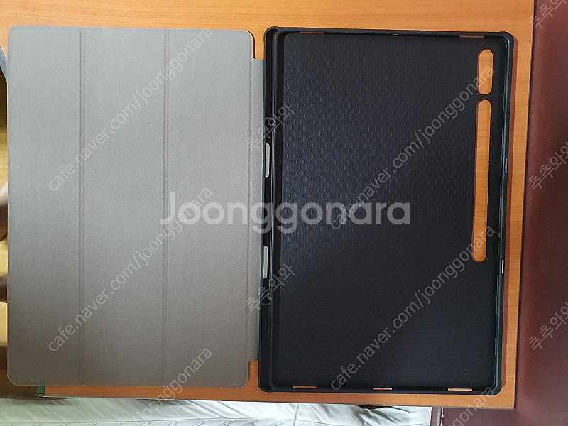 갤럭시탭 S10 S9 울트라 스탠딩 S펜 수납 북커버 ...--2