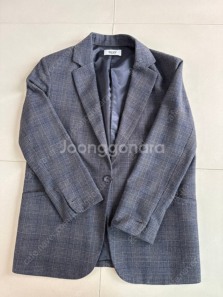 블러브 체크 자켓 (w컨셉 구매)--1