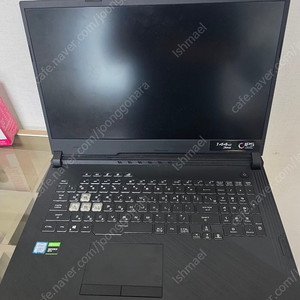 ASUS G731G 17인치 게이밍 노트북 i79750h gtx1660ti ram 16gb ssd 512gb+1tb