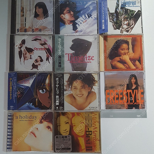 올드 J-Pop) 일본 여성 가수 모리카와 미호 (森川美穂) CD 11장