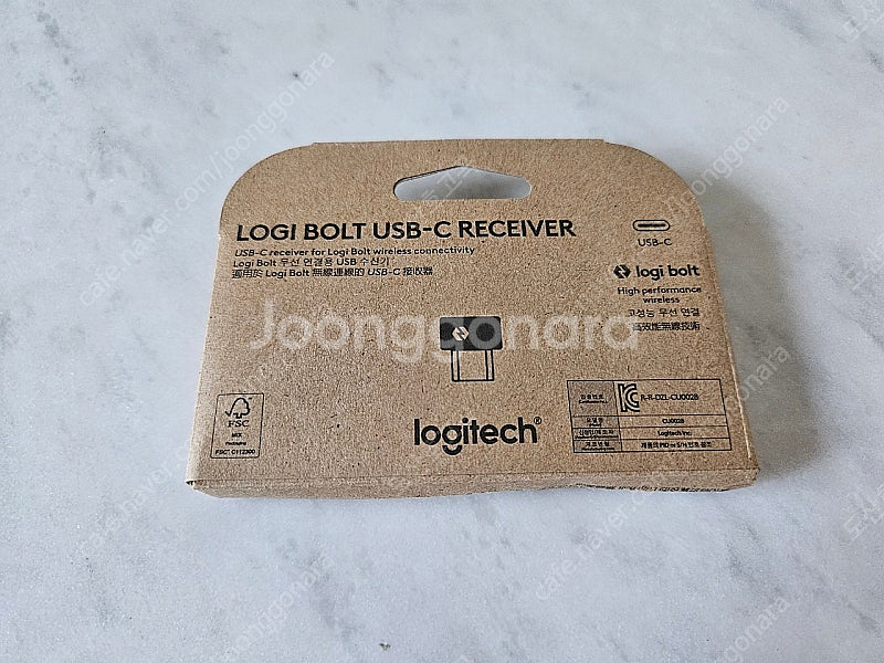 로지텍 로지볼트 Logi Bolt USB-C 수신기 단...--0
