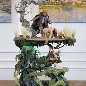 (파격가에서 더 더 인하)웨타 반지의제왕 죽음의 늪, 곤도르 경비 디오라마버전, 사루만 좌상 일괄