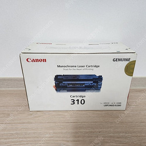 Canon cartridge 310 미개봉 정품