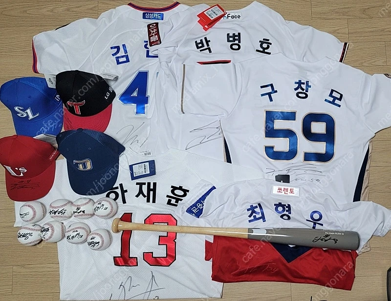 전 구단 야구선수 싸인 용품(LG, SSG, 두산, NC, 롯데, KT, 기아, 키움, 한화, 삼성) - 유니폼, ... 이미지