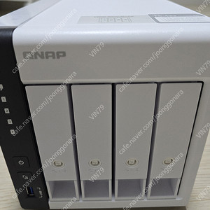QNAP 큐냅 TS-433-KR 4베이 NAS + WD BLUE WD20EZBX 2TB 4개