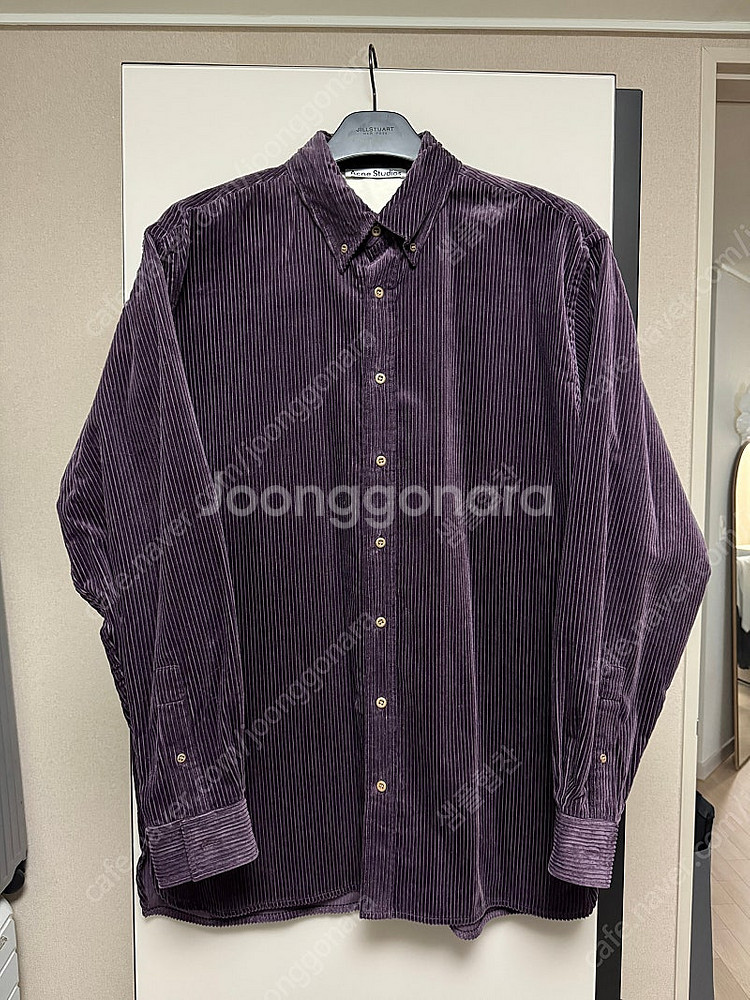 아크네스튜디오 퍼플 코듀로이 셔츠 46--0