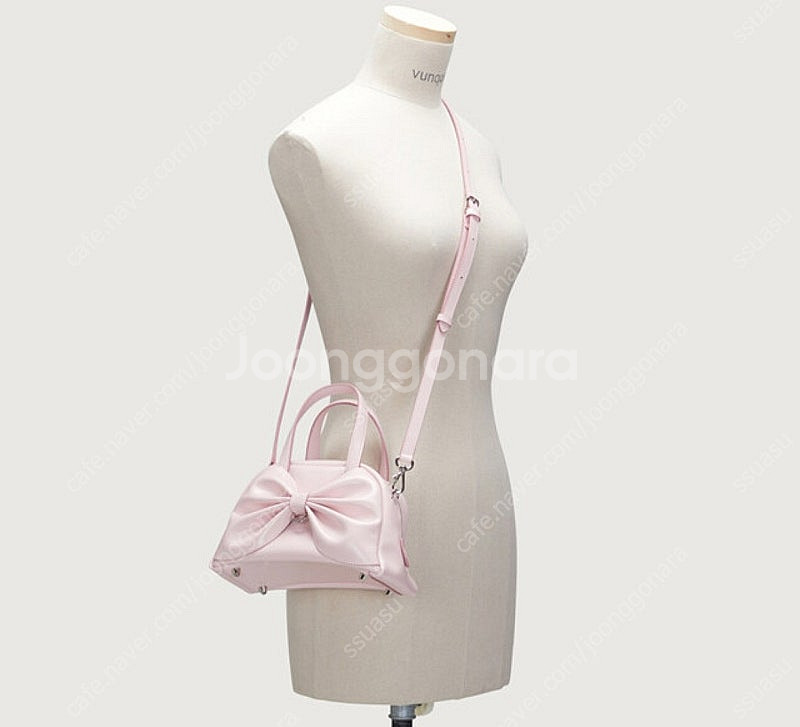 분크 가방 새상품 저렴하게 판매해요 (토크 발라카 토트백 S 페일 핑크)--3