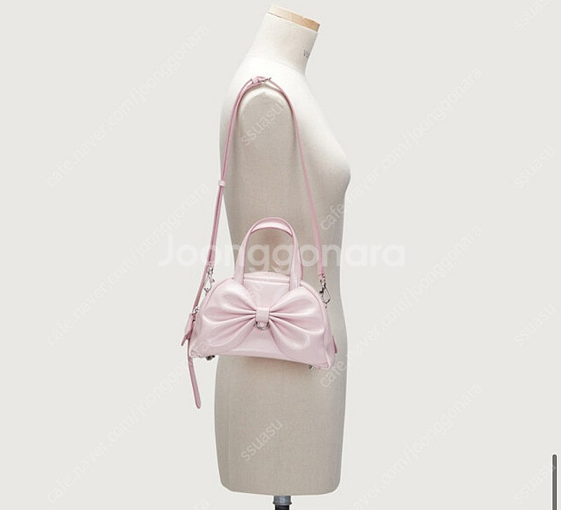 분크 가방 새상품 저렴하게 판매해요 (토크 발라카 토트백 S 페일 핑크)--4