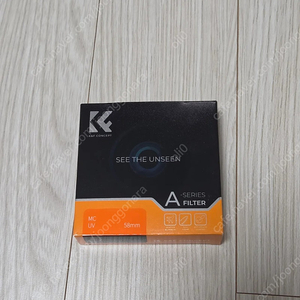 [미사용] K&F Concept UV 보호 필터(58mm)