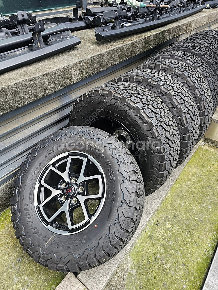 BF굿리치 KO2 AT타이어, 랭글러 신형 휠 4개 세트--0