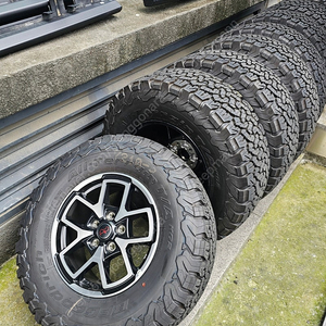 BF굿리치 KO2 AT타이어, 랭글러 신형 휠 4개 세트