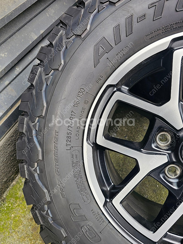 BF굿리치 KO2 AT타이어, 랭글러 신형 휠 4개 세트--1