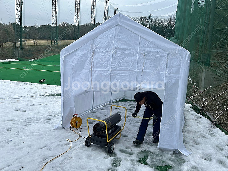 3 x 6m 대형 천막창고 농막 간이 차고 팔아요--4