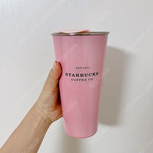 스타벅스 SS DW 핑크 투고 텀블러 (새제품)