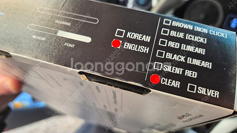 레오폴드 750 RBT 블랙 클리어축 영각--2