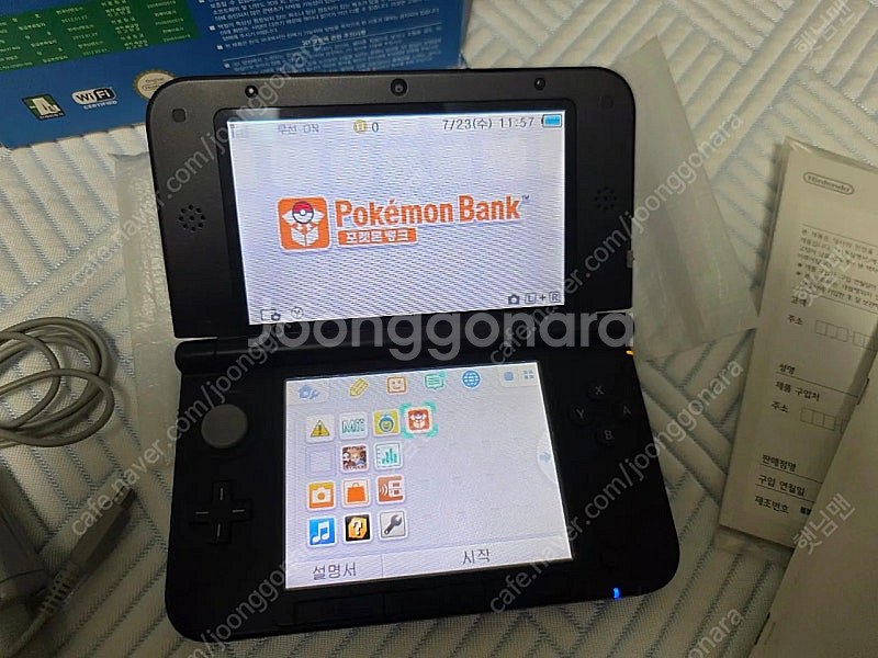 닌텐도 3ds xl 박스세트 순정 포켓몬뱅크 택포28만...--2