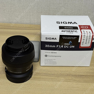 캐논 RF) 시그마 30mm F1.4 DC DN 렌즈