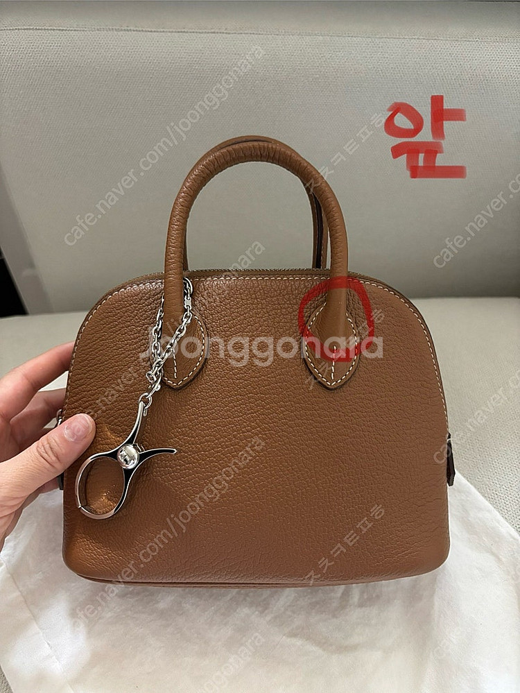 데일리룩 미니에르백 카멜컬러--2