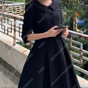 chauet 쇼에 1950 클래식 셋업 원피스 자켓 블랙 S