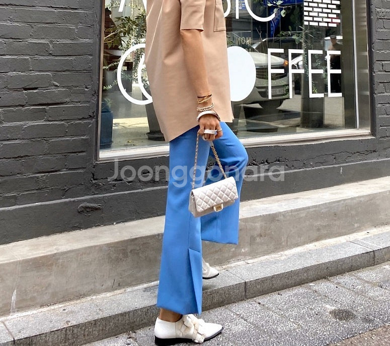 넘버프로젝트 HTTP 슬릿 플레어 팬츠 (44)--2
