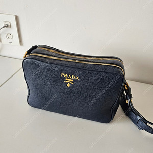PRADA 프라다 BANDOLIERA 비텔로 피닉스 1BH079 더블 지퍼 카메라백 크로스백