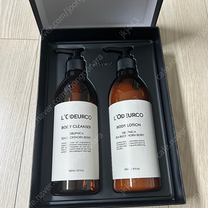 L'ODEURCO 바디 클렌저&로션 (반택포)
