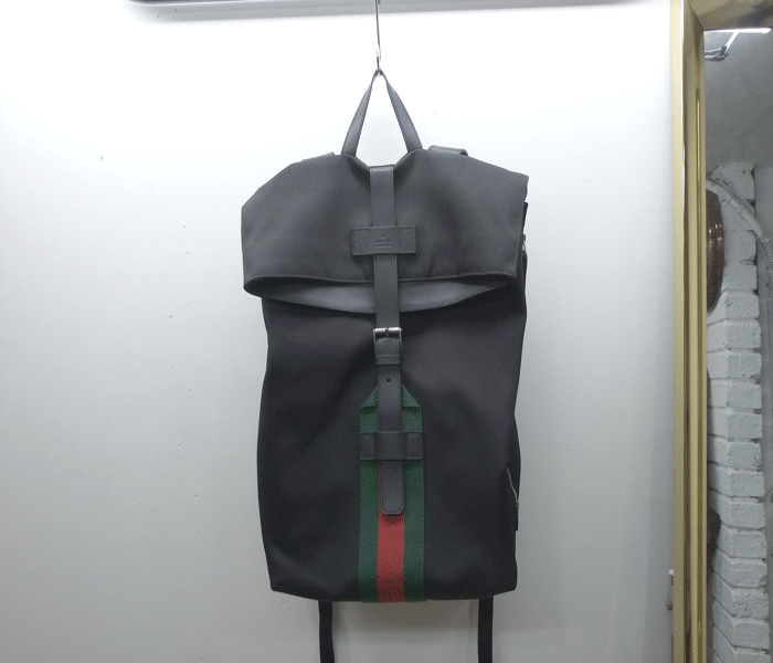 정품 구찌 테크노 3선 백팩