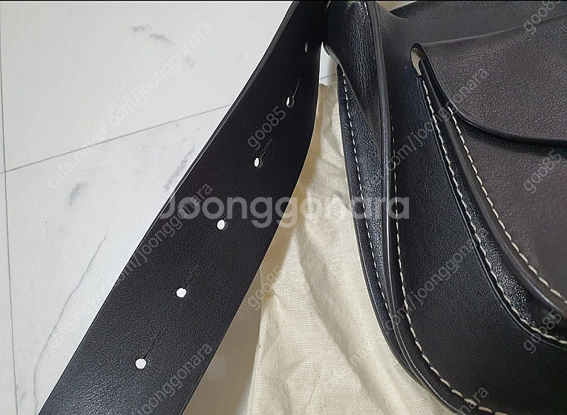 마르니 블랙 가죽가방--2