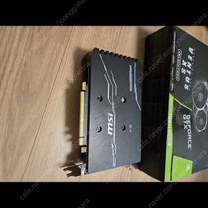 그래픽카드 MSI GTX 1660 SUPER Ventus XS OC 6GB 팝니다.