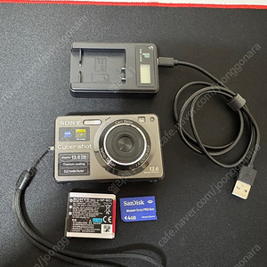 [새상품]소니 디카 사이버샷 dsc-w300 티타늄에디션