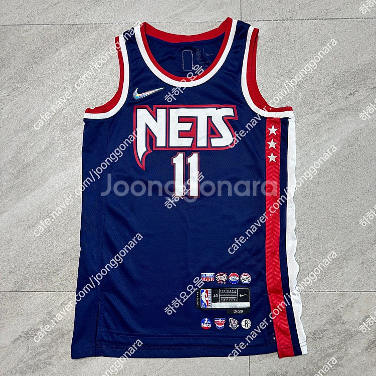 나이키 NETS 어빙 유니폼 나시 민소매--0