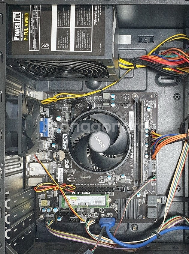 롤 컴퓨터 라이젠2 2200G(쿼드코어) 삼성램8G 속...--2