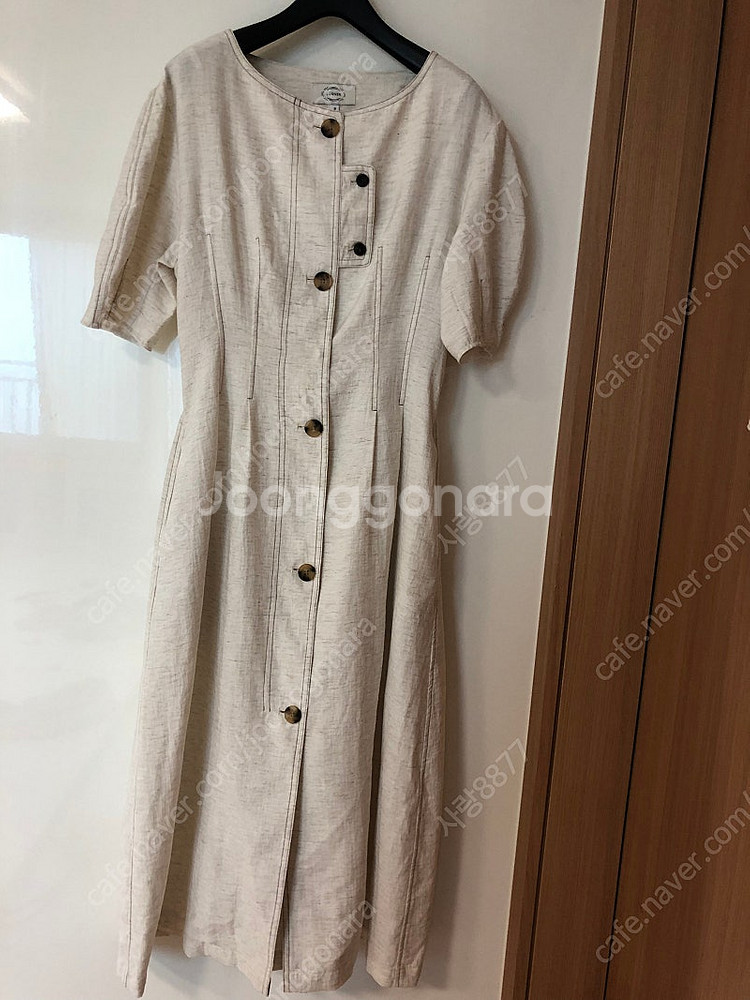 루그너 알렉사 린넨 원피스 벌룬 퍼프 볼륨 하객룩 결혼...--5