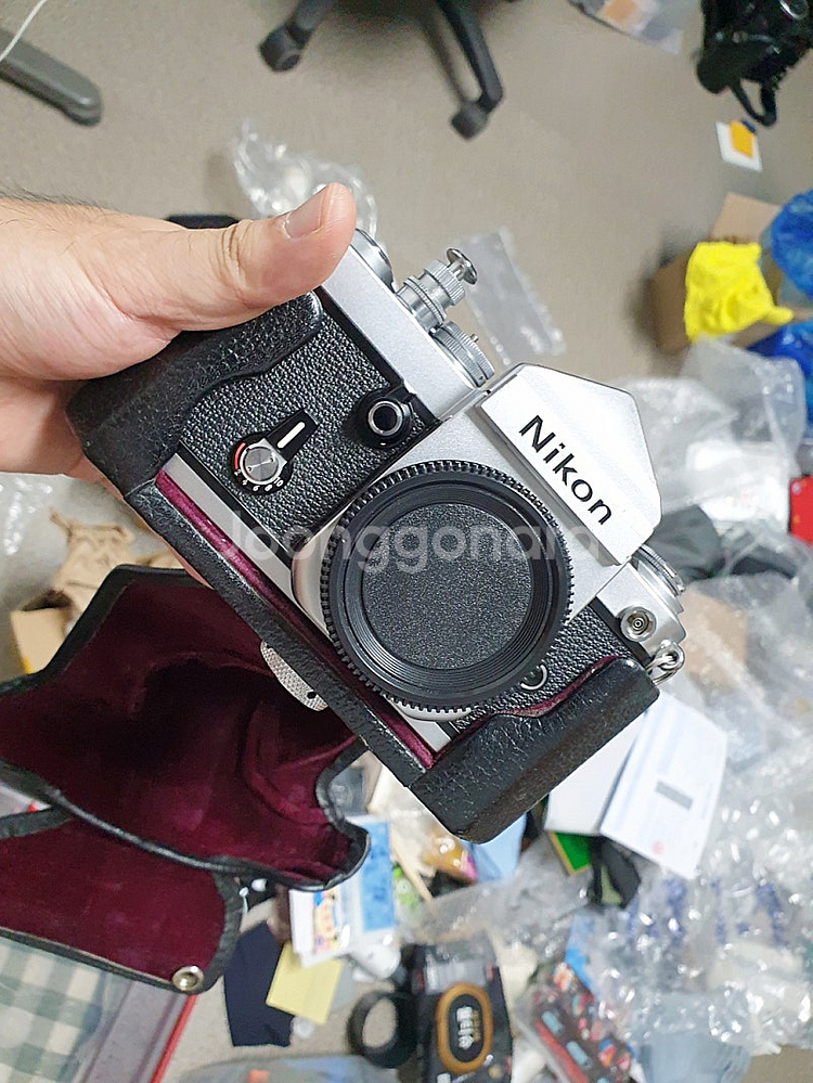 니콘 Nikon F2 실버 삼각뿔 DE-1 필름카메라 ...--0