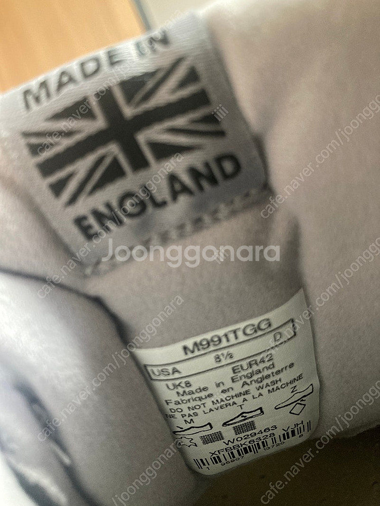 뉴발란스 991 UK 탄 그레이 265 사이즈. M99...--4
