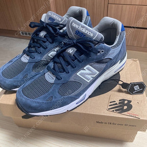 뉴발란스 991 UK 그레이 블루 270 사이즈. M991GRB 990 992 993