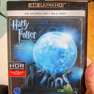 (가격재인하)4k ULTRA HD+블루레이 해리포터 불사조 기사단 정발 한글자막 한국어더빙 싸게 팝니다.19000
