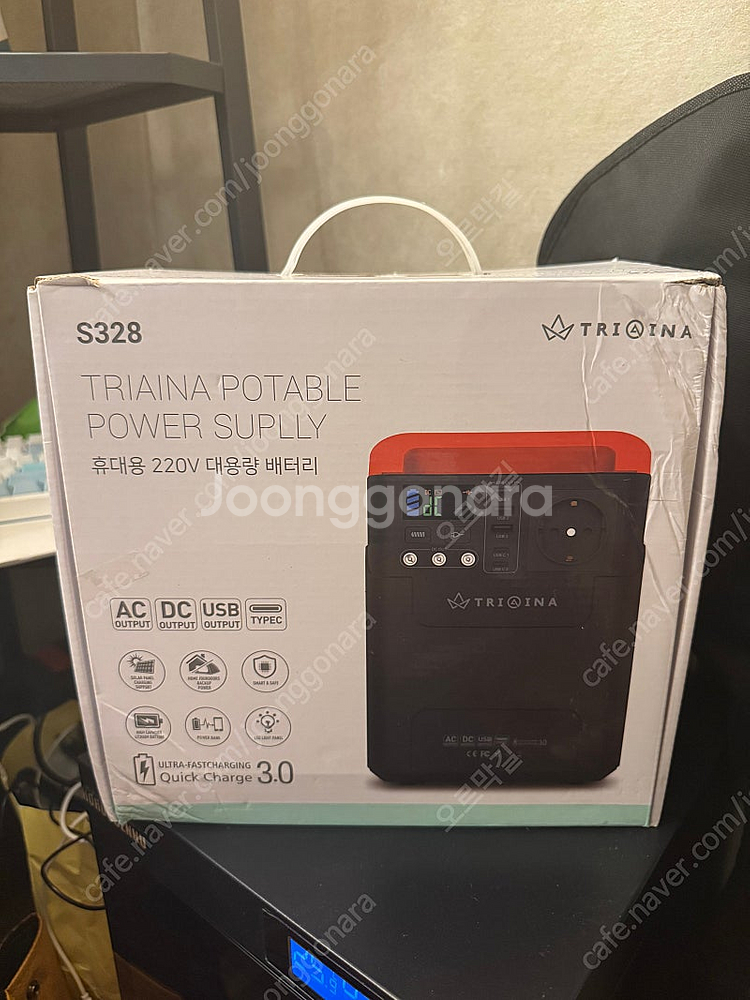 트리아이나 s328 파워뱅크 새제품 판매합니다!--0