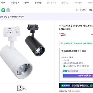 레일조명등 30W 5개 일괄매각