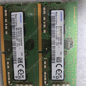 노트북 메모리 ddr4 8g x 2 팝니다
