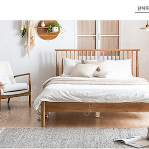 레이디 가구 원목 침대 세트 (퀸사이즈)