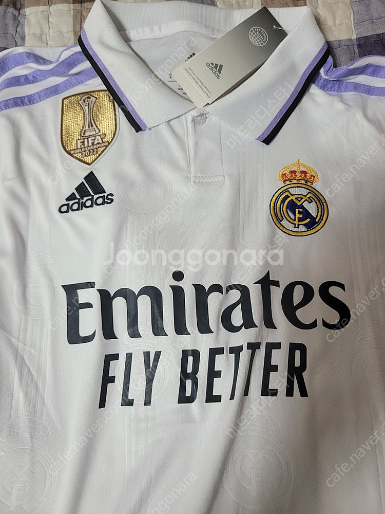 22-23 레알마드리드 홈 레플리카(M) 추아메니 챔스 풀패치 판매합니다--1