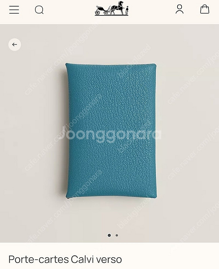 에르메스 칼비 D2 뉴 블루진--0