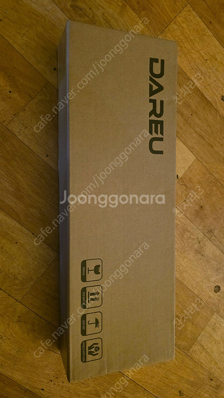 다얼유A104PRO FLEX 유무선 기계식키보드 저소음머스타드축(스모키블루) 미개봉 7만원--1