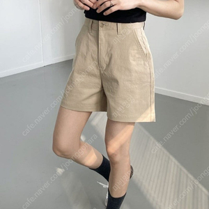 면 팬츠 반바지 s (한섬 타임 마인 시스템)